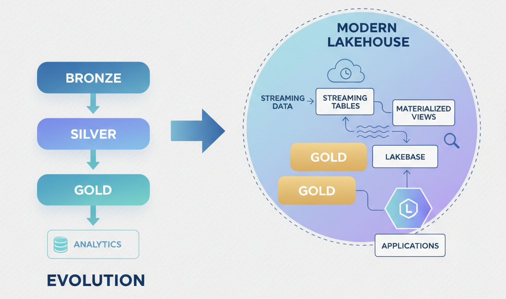 Data evolution in modern lakehouse architecture
